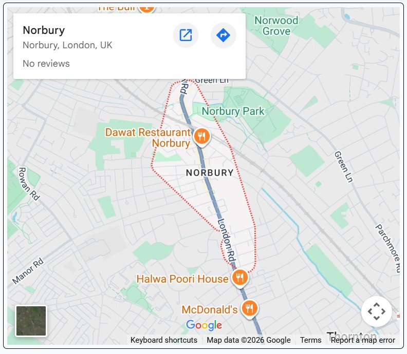 norbury map